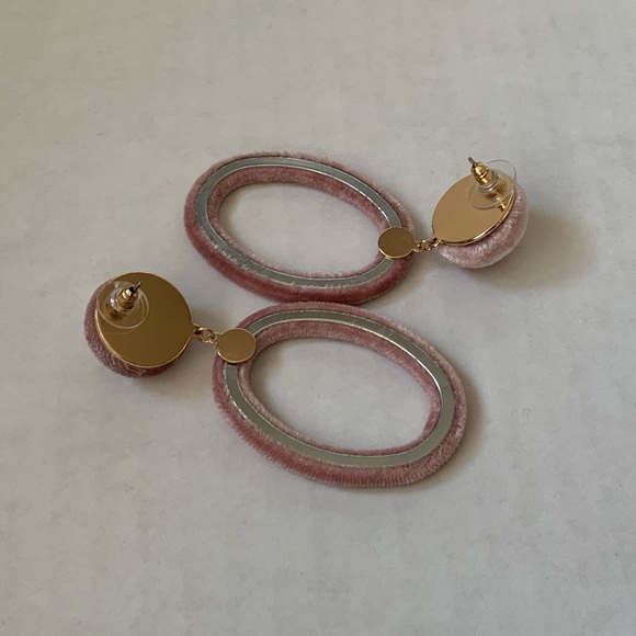 Tasha Velvet Oval Drop Earrings - Picture 7 of 7